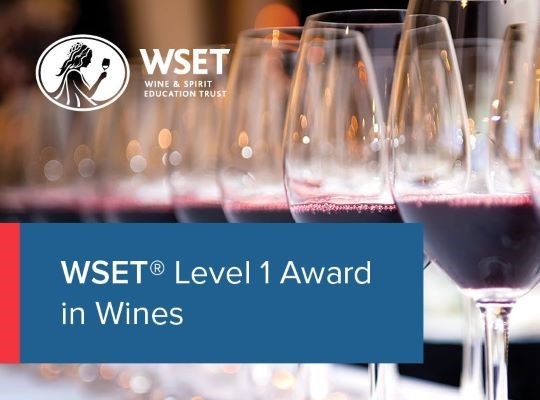 WSET Level 1 Award in Wines & Exam - Classroom - Saturday - Oct 2024