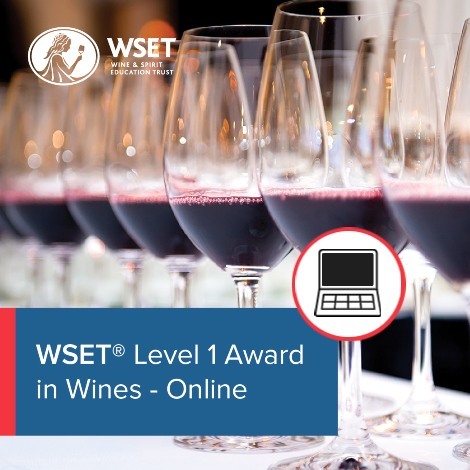 WSET Level 1 in Wines & Exam (Remote Invigilation) - Online - September 2024 - Wednesday Evenings