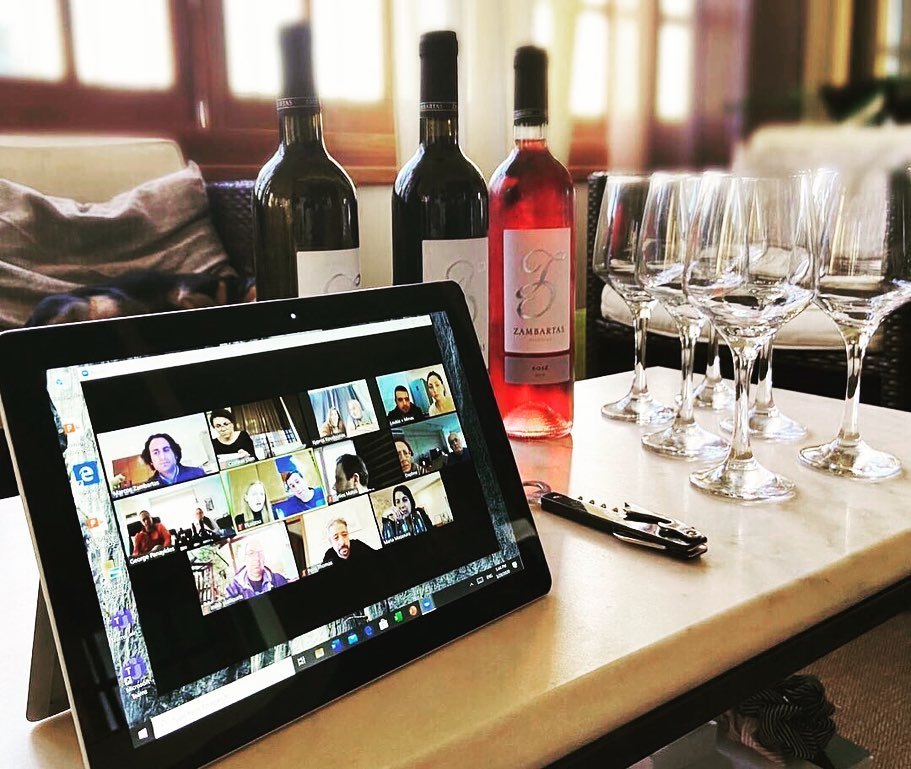 The rise of online wine tasting