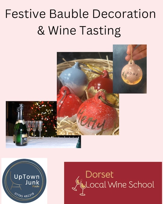 Festive Bauble Workshop with Festive Wines