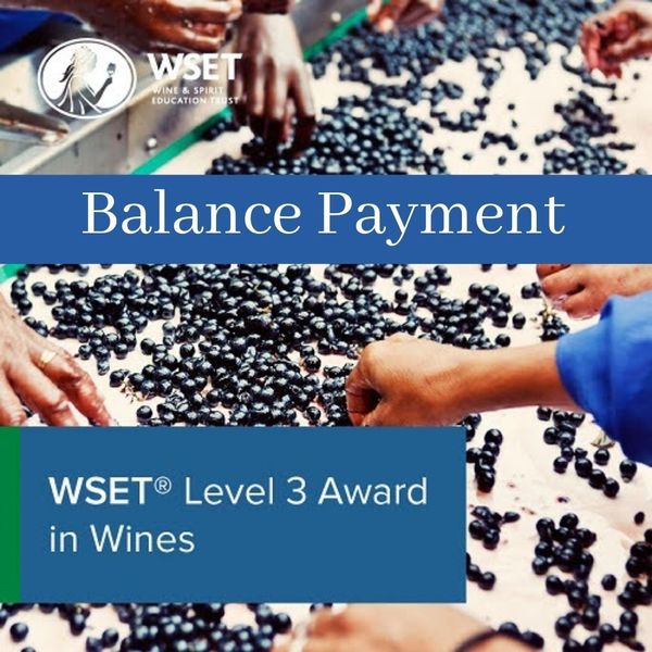 WSET Level 3 Balance Payment