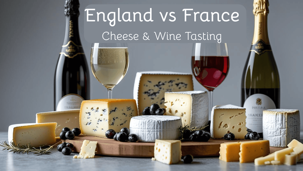 Cheese and Wine Pairing - England vs France