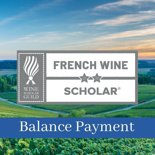 French Wine Scholar Balance Payment