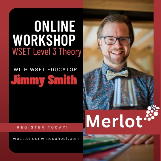 ONLINE: WSET Level 3 Theory Grape Variety Workshop: Merlot