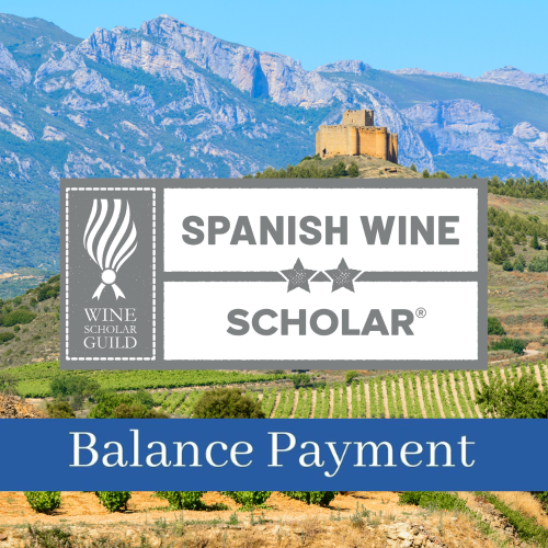 Spanish Wine Scholar Balance Payment