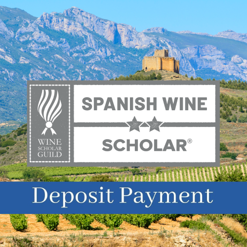 Spanish Wine Scholar Deposit Payment