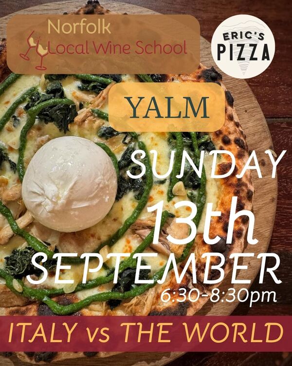 Norfolk Local Wine School x YALM: Italy vs The World