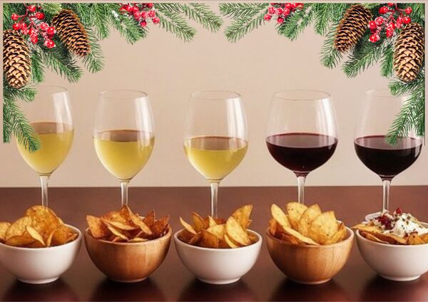Christmas Crisps & Wine 